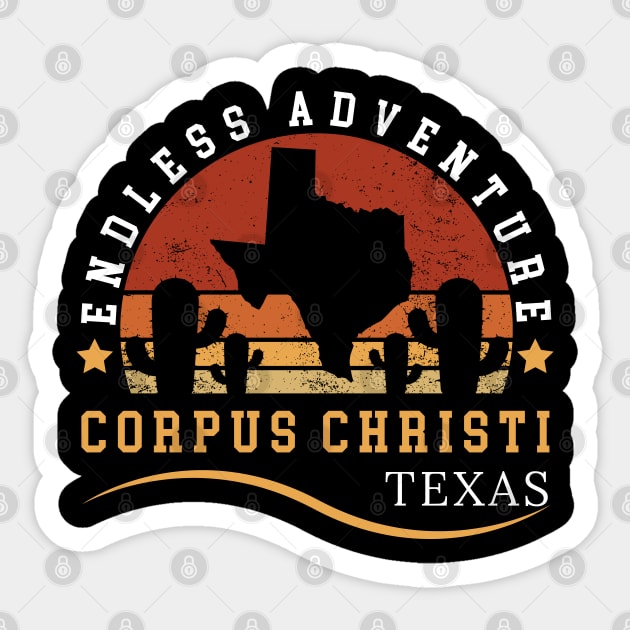 Corpus Christi Texas Sticker by Energized Designs